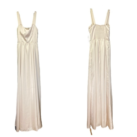 Reformation Hollyhock Dress NWT in Champagne - Picture 4 of 8